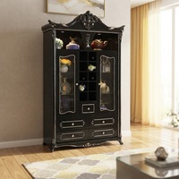 Meuble Bar en Bois Écologique de Haute Qualité, Durable, Design Moderne, Grande Capacité, pour Salon, Guangdong SZ