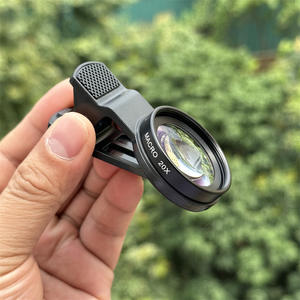 Objectif <span class=keywords><strong>Macro</strong></span> Flexible 4K 37MM pour Smartphones, Double Zoom 30X 20X 15X, Accessoire de Prise de Vue Rapprochée pour Appareils <span class=keywords><strong>Photo</strong></span> Reflex Numériques et Photographie Mobile - Product Image 2