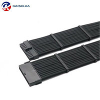 Kit de câbles d'extension 12VHPWR pour carte mère, 24 broches ATX, double CPU, EPS 8 broches, 4+4 broches, 12VHPWR 12+4 broches vers 3x8 broches, câble GPU avec peignes à câbles