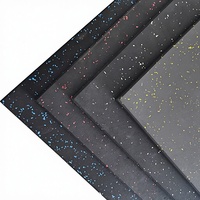 Tapis de sol en caoutchouc antidérapant écologique pour salle de sport, dalles de revêtement en caoutchouc pour salle de sport, tapis de sol élastique en caoutchouc pour la musculation à domicile