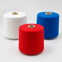Fil de polyester teint effet coton chenille 32S/2, vente en gros, fil de polyester pur directement du fabricant