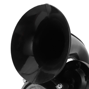Klaxon Escargot Universel Noir <span class=keywords><strong>Fanfare</strong></span> 12/24V 120dB Air <span class=keywords><strong>Trompette</strong></span> pour Voiture Camion Bus Van Train - Product Image 6