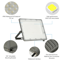 Compra al por Mayor de Proyectores LED Impermeables IP66 de 10w, 20w, 30w, 50w, 100w, 150w, 200w, 300w para Exteriores, Estadios y Otras Aplicaciones