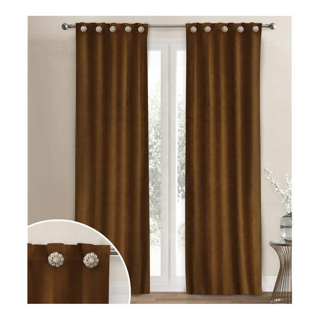 Best Sold Soft Velvet Blackout Decorative Curtains for Living Room Luxury European-American Style Customizable 250gsm Rod Pocket