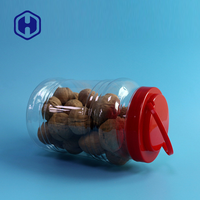 Bocaux en plastique de 1700 ml sans odeur, de qualité alimentaire, étanches, avec couvercles à poignée pour le stockage des collations