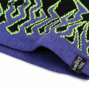 Gorros con Logotipo Personalizado, Diseño de Llama, Venta al Por Mayor, Gorro Cortavientos, Gorro de Calavera, Gorro de Punto Jacquard, Fabricante de Gorros de Moda Urbana - Product Image 5