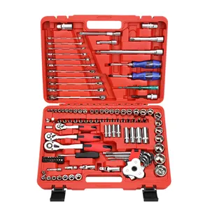 Conjunto de ferramentas, conjunto de ferramentas de mecânica direta de fábrica profissional, chave de mão, conjunto de metal, total