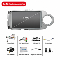 Autoradio Android pour Toyota Yaris 2012-2017 9 pouces IPS Lecteur multimédia vidéo GPS Navigation CarPlay Écran tactile