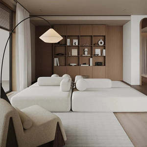 Modern Minimalist Floor <b>Lamp</b> LED Light Source <b>Switch</b> Control Living Room Nordic Style - Product Image 2