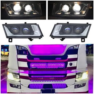 1xPCS LH/RH Lente Doble LED Mejorada para Faro Antiniebla de Camión <span class=keywords><strong>Scania</strong></span> - Product Image 1