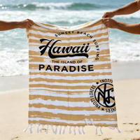 Wholesale Custom Personalized High-quality 100% Cotton Printed Sand Free Portable Luxury Turkish Beach Towel
