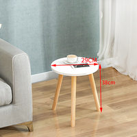 Table basse d'appoint en bois pour canapé