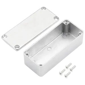 92.5 × 38,5 × 31 mm Guitar-Effektbox 1590 A Aluminiumgehäuseboxen gestanzte Aluminiumgehäuse für Guitar-Effektpedal