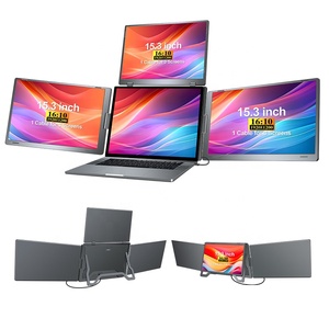 Nuevo Monitor Cuádruple de 3 Pantallas 2026, Monitor Portátil de 15.3 Pulgadas Compatible con Wins/Mac (M1 M2 M3 M4 M5 NEO) - Product Image 1