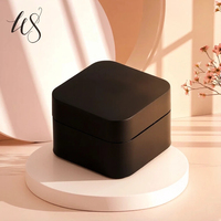 Tarro Cuadrado de Plástico PP Negro Mate y Rosa Vacío al por Mayor, 5ml-50ml, Color Personalizado, OEM/ODM Disponible para Gel Cosmético y Esmalte de Uñas