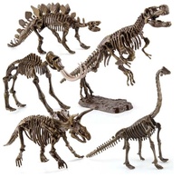 Kit Penggalian Fosil Dinosaurus Pendidikan Arkeologi Set Mainan Jurassic yang Indah Permainan Aksi Figur Anak-anak Model Kerangka Hadiah