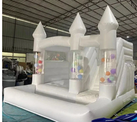 Structure gonflable commerciale en PVC pour mariages et fêtes, maison à bulles gonflable