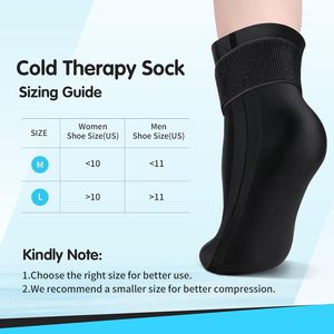 OEM Hot and Cold Therapy <b>Socks</b> Cold Cooling Gel <b>Socks</b> Tendonitis Foot Ice Pack Ankle Ice Pack Wrap Reusable Cold Therapy <b>Socks</b> - Product Image 6
