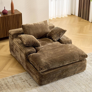 Bán Buôn Duy Nhất Bong Bóng Sofa Hiện Đại Nén Sofa Quá Khổ Vải Nhung Bọc Sofa Giường Đám Mây Ghế Sofa Không Có Lắp Ráp Yêu cầu - Product Image 4