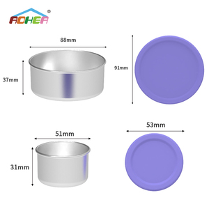 Aohea Stackable Mini thực phẩm lưu trữ Leak-proof kim loại thép không gỉ gia vị <span class=keywords><strong>container</strong></span> lọ với Silicone có nắp đậy - Product Image 2