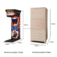 Machine de boxe électronique à monnayeur pour usage extérieur durable, avec structure métallique, à vendre