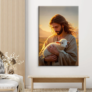 Arte Religioso de Pared al <span class=keywords><strong>por</strong></span> Mayor, Impresión de <span class=keywords><strong>Dios</strong></span> Jesús, Decoración Moderna para Sala de Estar, Sala de Oración, Pintura en Porcelana de Cristal - Product Image 3