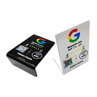 Tarjeta de revisión NFC personalizable 13,56 MHz RFID Soporte de redes sociales a prueba de agua con soporte de revisión de Google Tag213 215 216