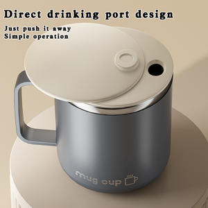 Ly giữ nhiệt cá nhân bằng thép không gỉ YUEDISI mới về, có tay cầm, ly cà phê tùy chỉnh có tay cầm - Product Image 3