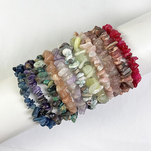 Braccialetti da donna con gemme colorate, pietre naturali, cristalli curativi e ghiaia per signore e ragazze - Product Image 2