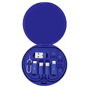 60w功能包装的6合1 USB C适配器OTG电缆套件多充电电缆USB C到iOS设备/C型/Micro/USB A手机支架