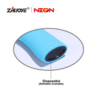 Briquet électronique design moderne imprimé avec logo personnalisé en matière plastique rechargeable USB avec boîte de présentation et emballage pour cigarettes