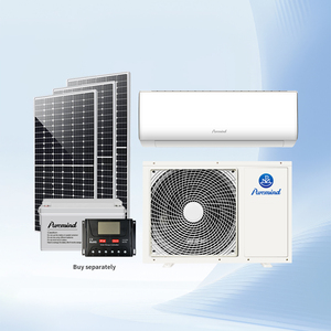 Puremind Power Saving Innovative 4-Mode 24000BTU <b>Wall</b> Mounted Solar Air Conditioner 4-Way for Versatile Installation 100% Green - Product Image 1