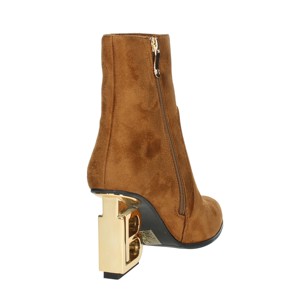 Stivaletti con tacco alto da donna per ragazze classici con Zip Slip-On soletta inverno autunno estate stivaletti da neve 8378 - Product Image 3