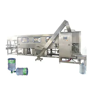 Automatic Big Barrel 10L 19L 20L Dispenser Bottled 5 Gallon Drinking Water Plant Line Rinsing Filling Capping Machine