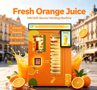 Distributeur automatique de jus d'orange de marque personnalisée, entièrement automatique, NAYAX, paiement sans argent liquide, transparent, 24h/24, sans personnel, pour les entreprises