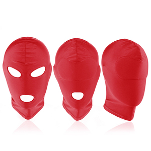 Máscara de Cabeza de <span class=keywords><strong>Bandido</strong></span> para Juegos de Rol en Pareja, Máscara de Restricción para Esclavos, Máscara Fetiche con Boca Abierta - Product Image 2