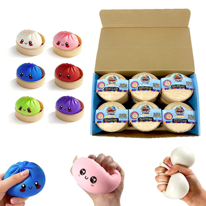 0728 Dumpling Squishy 12 Pcs Mystery Box Squeeze Toys Stress Relief PU <b>Easter</b> <b>Basket</b> Stuffers Party Favors Xmas <b>Gifts</b> Girls Boys - Product Image 1