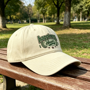 หมวกเบสบอลผ้าฝ้าย 6 แผงพร้อมงานปักรูปหัวใจแห่งความสุข หมวกกันแดดแบบปรับได้น้ำหนักเบาสำหรับกีฬากอล์ฟ วิ่ง และกีฬากลางแจ้ง - Product Image 6