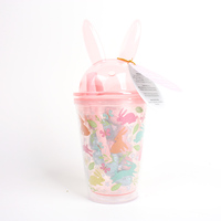 BespriGift Cadeau festif personnalisé meilleur marketing cadeau promotionnel bonbons chocolat oeufs lapin tasse en plastique cadeaux ensemble cadeau pour Pâques