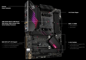 ROG <span class=keywords><strong>Strix</strong></span> เมนบอร์ด WIFI สำหรับเล่นเกม <span class=keywords><strong>B550</strong></span>-<span class=keywords><strong>XE</strong></span> ใหม่มีในสต็อก - Product Image 3