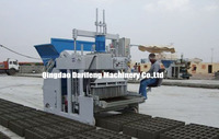 QTM12-15 automatique Mobile couche mobile cendres volantes béton ciment ponte brique faisant la machine