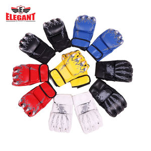 Gants de grappling MMA en cuir jaune avec logo personnalisé, UFC, kickboxing, entraînement MMA, sparring, poids lourd, gants de combat MMA - Product Image 6