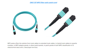Cable de Conexión de Fibra Óptica Monomodo MPO OM3 OM4 8/12/24f G657A1 Multicore LSZH, Garantía de 3 Años, Centro de Datos 4G - Product Image 4