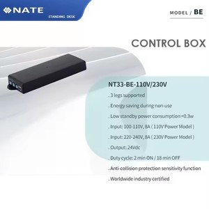 Contrôleur manuel à moteur unique 24V AC pour bureau réglable en hauteur, contrôle de bureau informatique à double/triple moteur de type divisé - Product Image 5