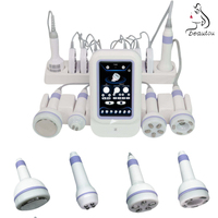 Appareil de remodelage corporel 7 en 1 avec soin par lumière rouge, micro-vibrations électriques, massage et stimulation pulsée pour le visage