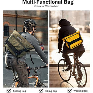 Personnalisé meilleur grand grand rouge léger homme femmes moto vélo sport sac de messager avec compartiment pour ordinateur portable - Product Image 6