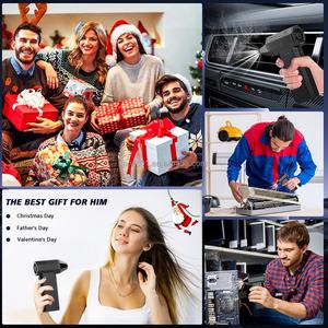 Souffleur d'air industriel portable mini turbo, équipement de nettoyage de voiture manuel, fonctionnement TikTok, nettoyeur de neige, cadeau de Noël - Product Image 3