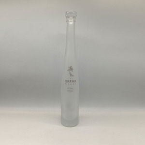 Chai thủy tinh thủ công mờ, in logo tùy chỉnh, đựng rượu <span class=keywords><strong>vodka</strong></span>, dung tích 375ml và 750ml, có nút chai, sản xuất bởi nhà sản xuất thiết kế thời trang. - Product Image 6