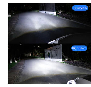 H4ไฟหน้า LED โปรเจคเตอร์120W Y6 8000 Lumens 6000K-6500K อุปกรณ์สากลโคมไฟรถจักรยานยนต์รถยนต์ลำแสงสูง/ต่ำ - Product Image 6