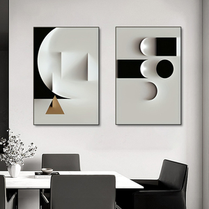 <span class=keywords><strong>Noir</strong></span> <span class=keywords><strong>et</strong></span> <span class=keywords><strong>blanc</strong></span> géométrique nordique mur Art affiches salon images décoratives toile art imprime peintures abstraites - Product Image 4